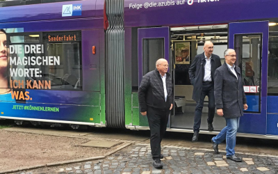 Erfurter Straßenbahn für duale Ausbildung