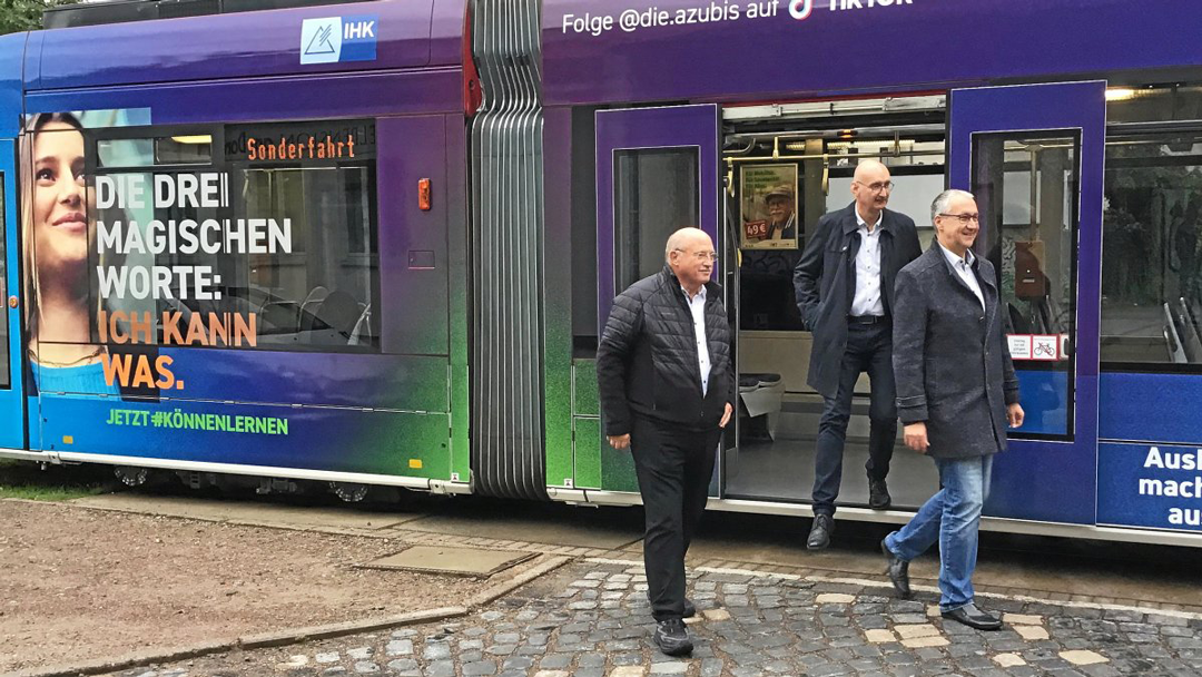 Erfurter Straßenbahn für duale Ausbildung
