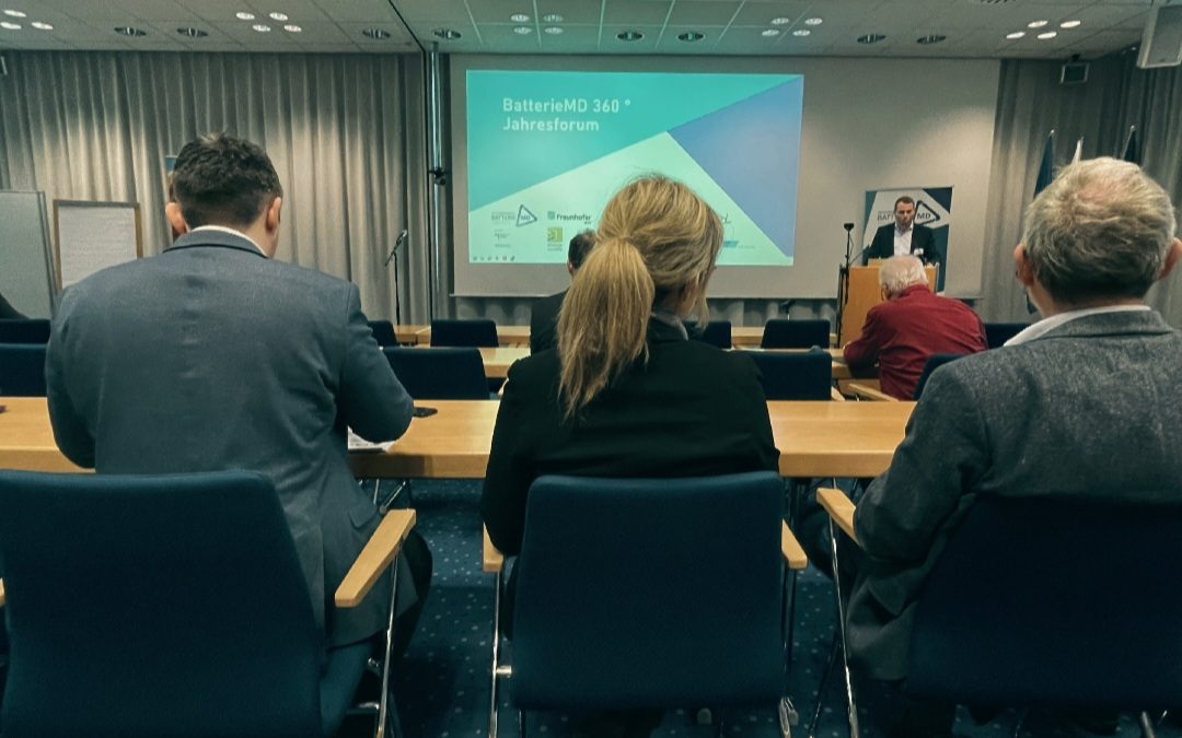 EBZ beim Batterie MD 360° Jahresforum „Kompetenzaufbau in dynamischen Zeiten“